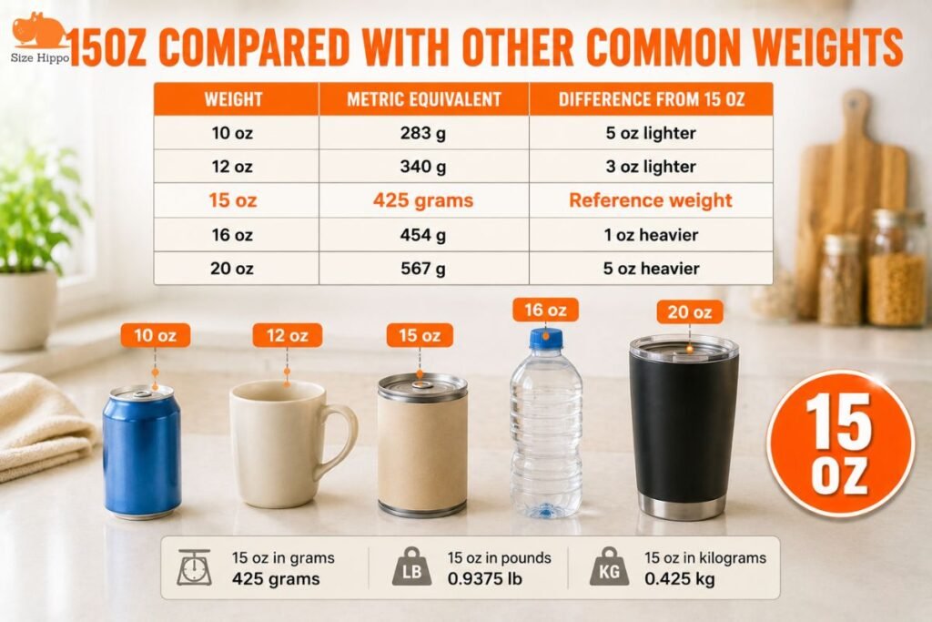 How Big Is 15oz?