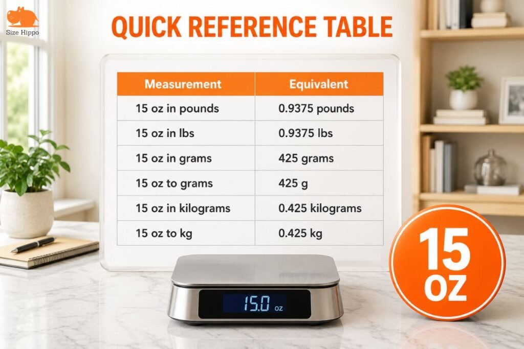 How Big Is 15oz?