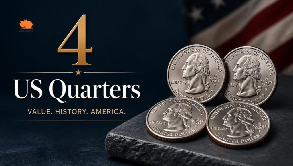 4 US quarters