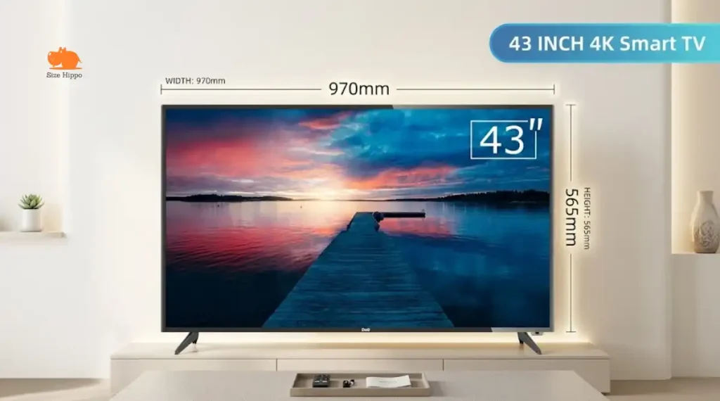How Big Is a 43 Inch TV
