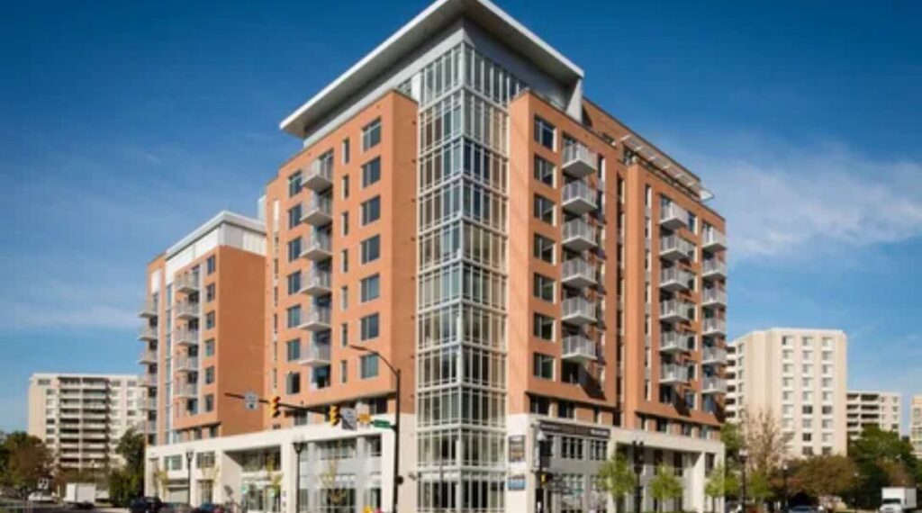 A 10 story building