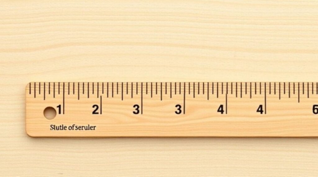 How big is 6 Inches on a Ruler