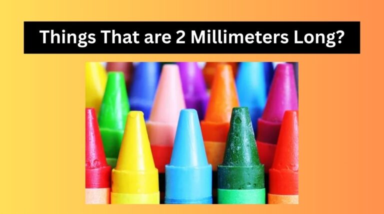 Things That are Precisely 2 Millimeters Long
