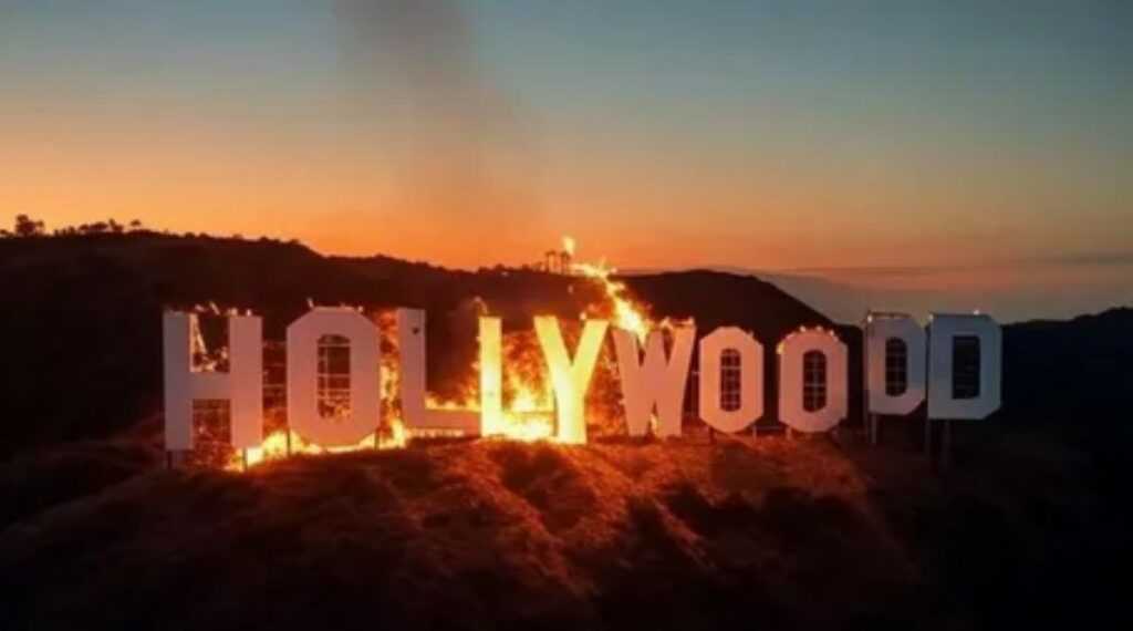 Twice the Hollywood Sign