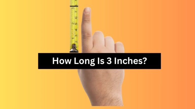 How Long Is 3 Inches?