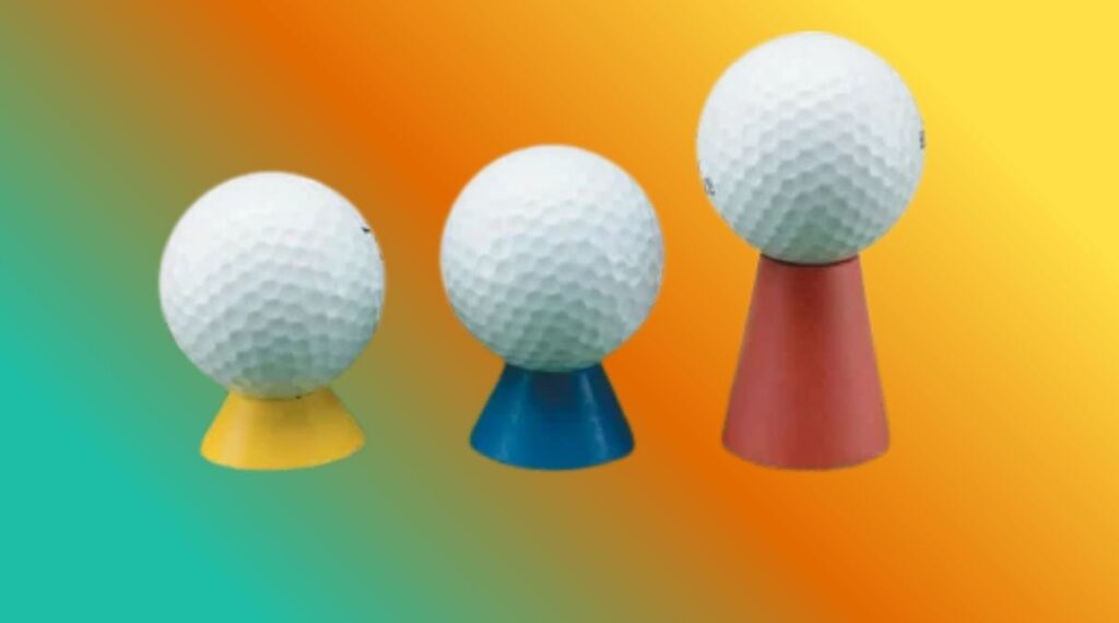 Three Golf Tees