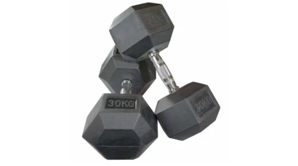 A 30-Kg Dumbbell Set