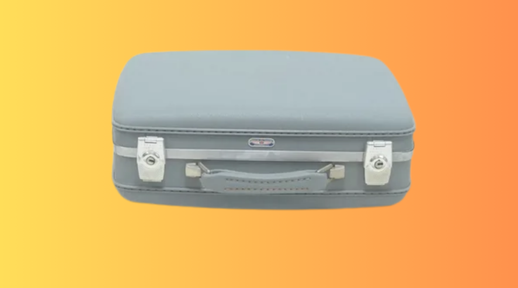 A Fully Packed Medium-sized Suitcase