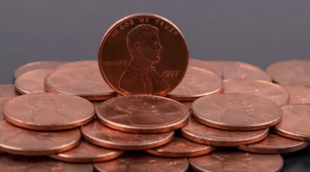 Twenty-Two pennies