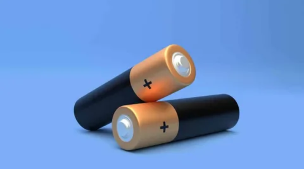 Two AA Batteries With a Combined Weight of Roughly 2 Ounces