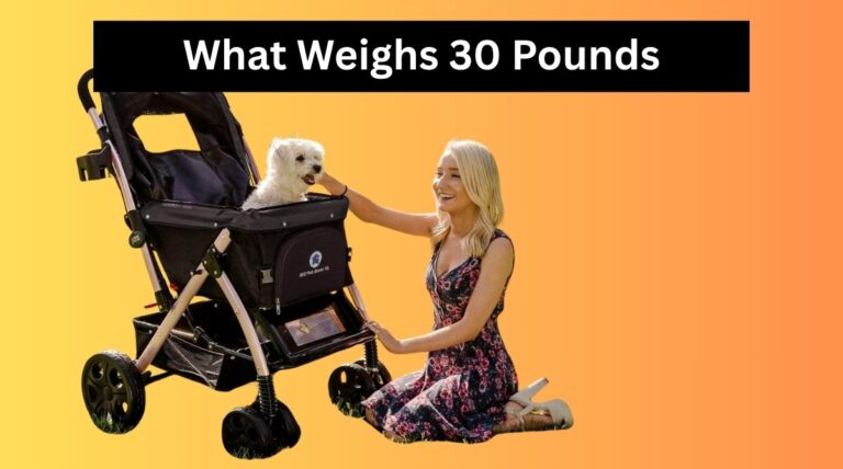 What Weighs 30 Pounds