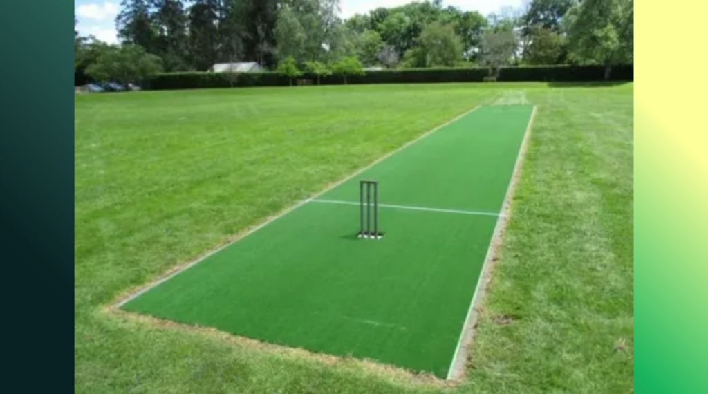 Green Cricket Pitch