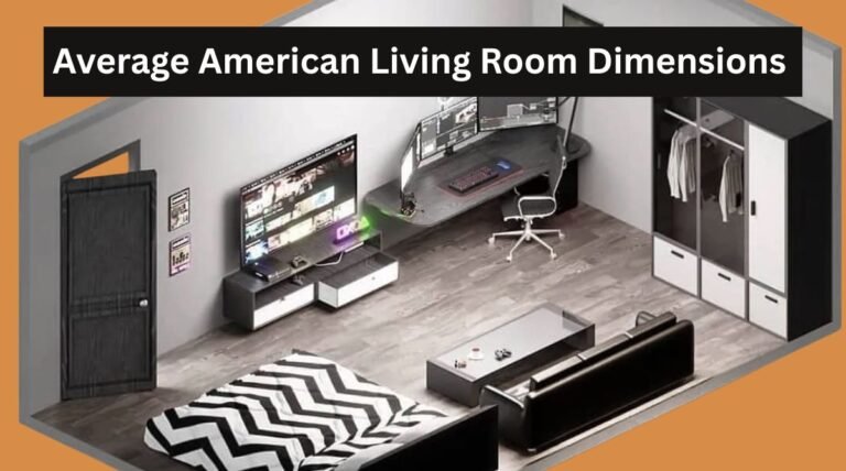 Average American Living Room Dimensions
