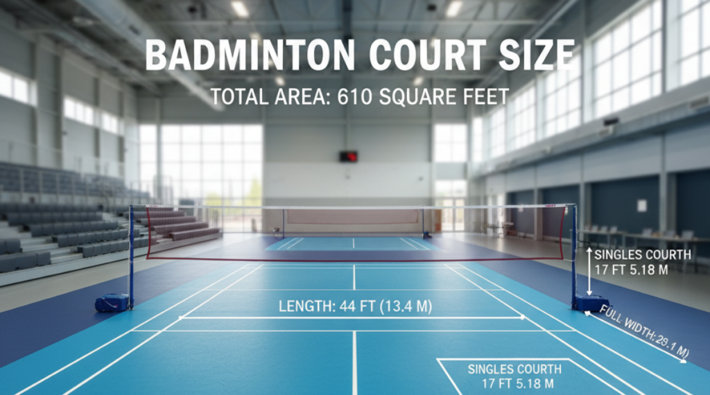 Standard Badminton Court Size