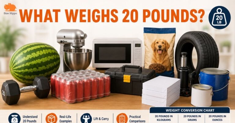 What Weighs 20 Pounds