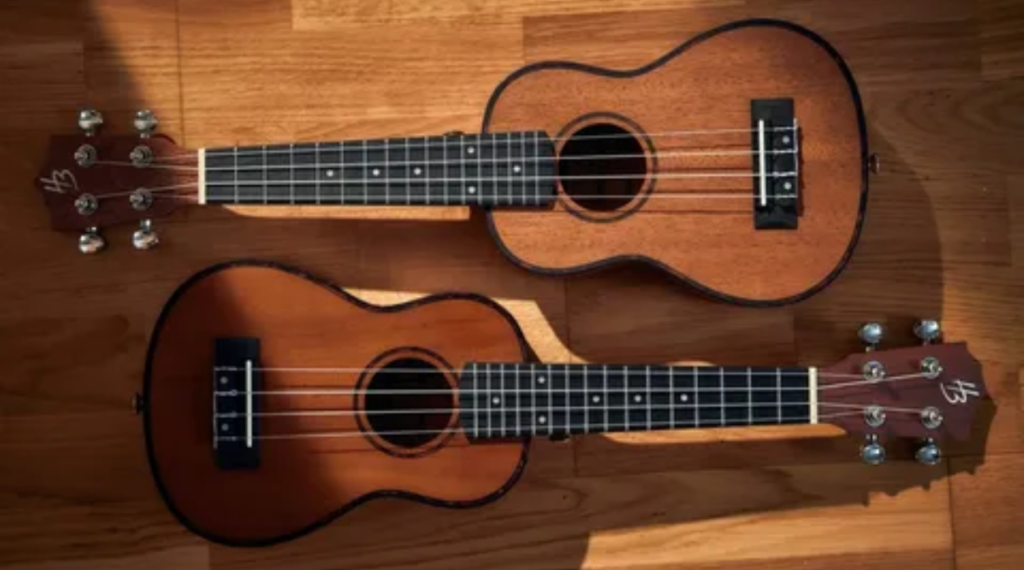 A Baritone Ukulele With a Length Close to 26 Inches