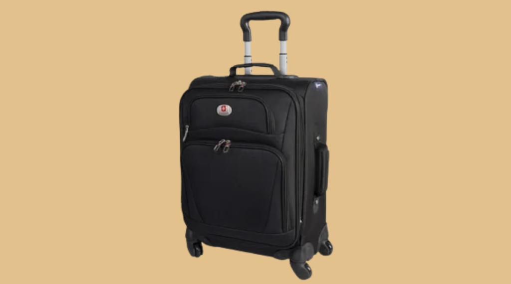 A Medium Travel Suitcase With a Height Close to 30 Inches