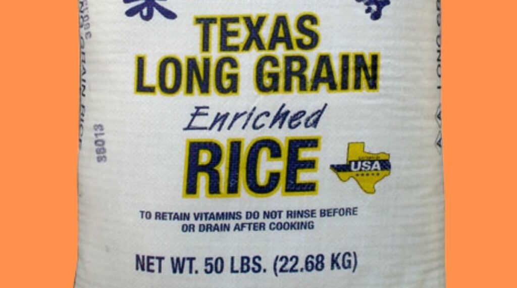 50 lb bag of rice