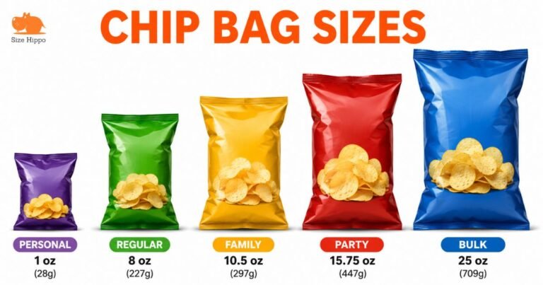 Chip Bag Sizes