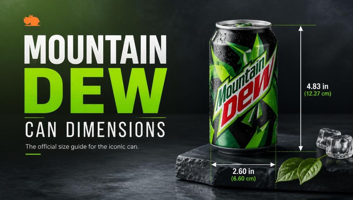 Mountain Dew Can Dimensions