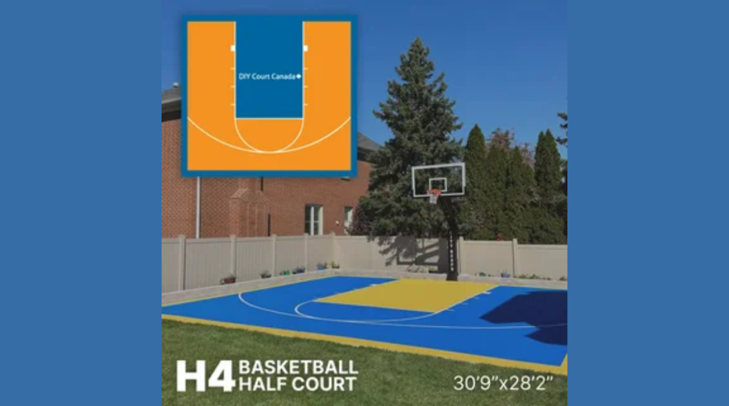 Basketball Mid court