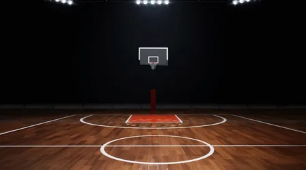 Center Circle of Basketball Court