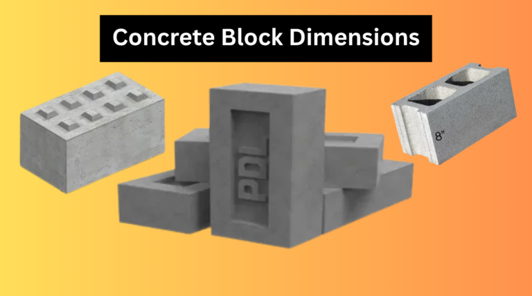 Concrete Block Dimensions
