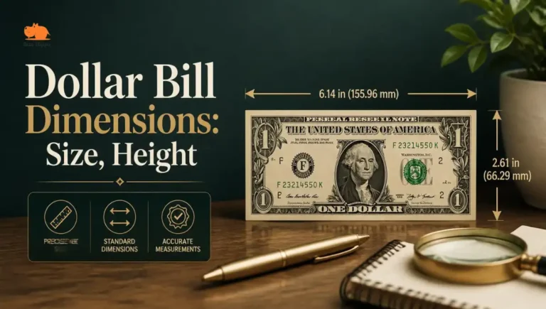 Dollar Bill Dimensions