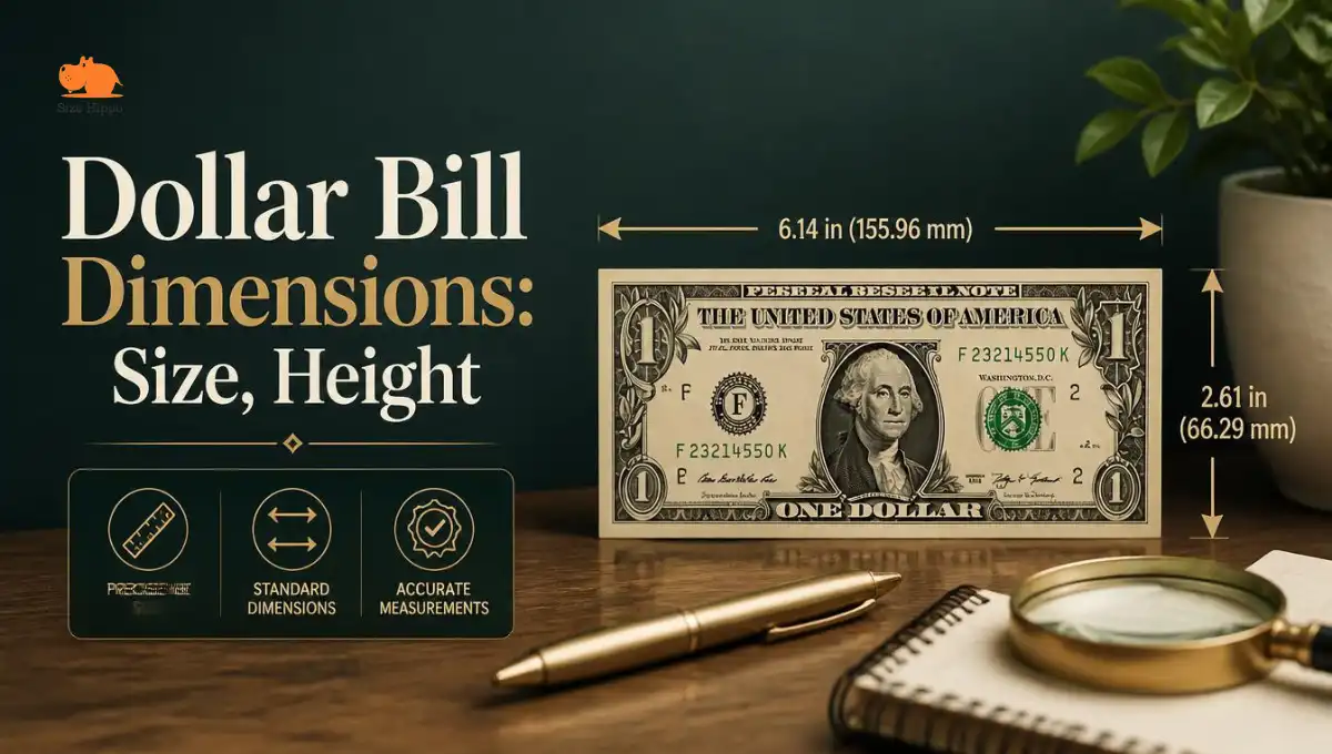 Dollar Bill Dimensions