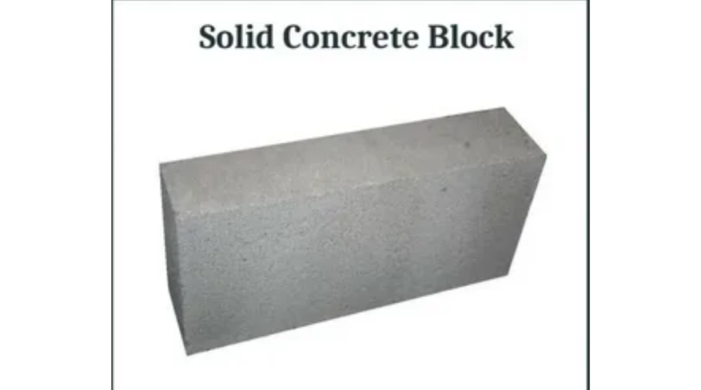 Solid Concrete Blocks Measurement